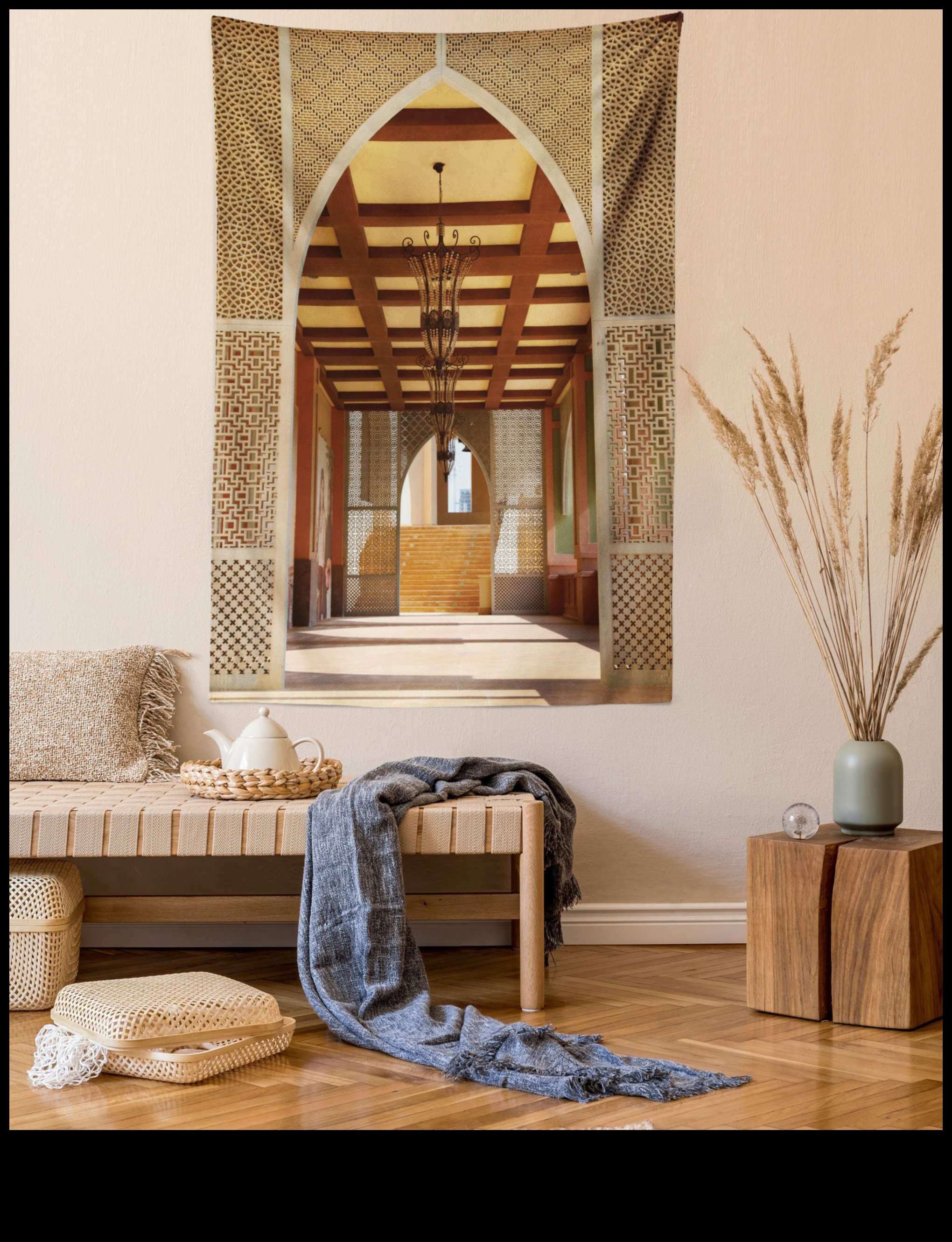 Ievērojamais gobelēns: arhitektūras skaistuma pasaules aušana