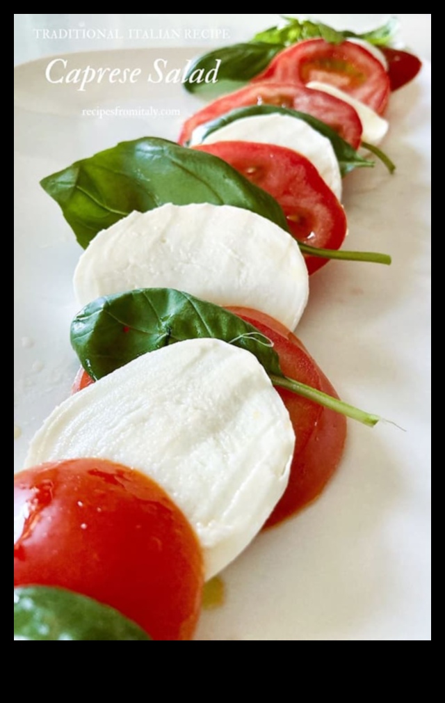 Caprese Creations: Itālijas sastāvdaļu simfonija