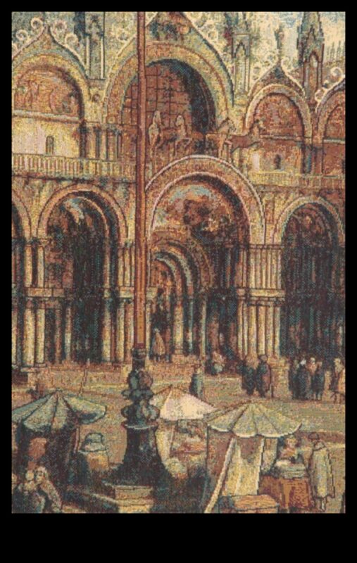 Ievērojamais gobelēns: arhitektūras skaistuma pasaules aušana