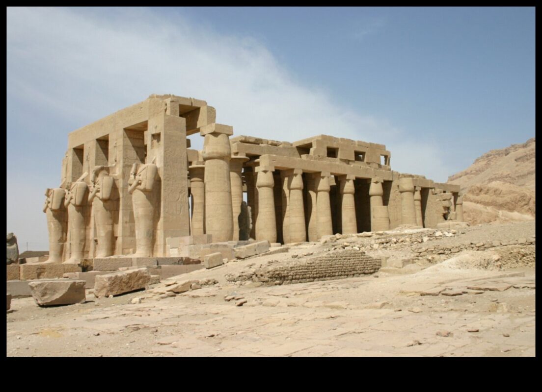 Tēbu tempļi: arhitektūras brīnumi Ēģiptes mākslā